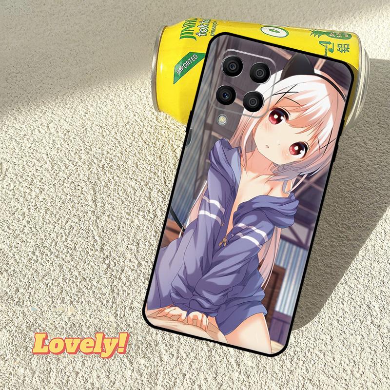 Аниме девушка мультфильм япония милый Чехол Для Samsung Galaxy M53 M16 M11 M21 M31 M35 M12 M13 M14 M15 M36 M56 M32 M52 M55 M34 M54