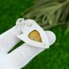 925 Silver Fossil Coral Gemstone Anniversary Wedding Birthday Pendant Jewelry