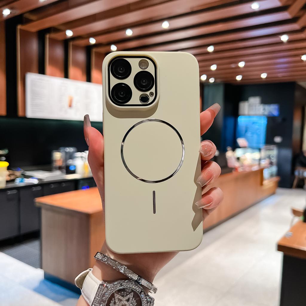 Дофаминовый Применимый Магнитный Чехол для Телефона iPhone 17 Apple 16 ProMax Поставляется с Защитной Пленкой для Объектива Противоударный Чехол