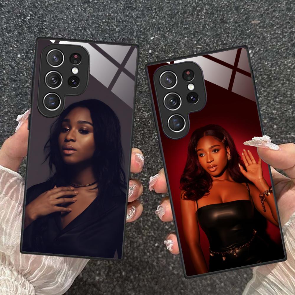 Стеклянный чехол для мобильного телефона Normani Kordei для Samsung Galaxy S26 S25 S24 S23 S22 S21 S20 Note20 Plus FE Ultra Цветной чехол