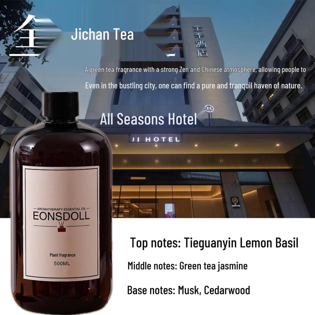 Сменный флакон эфирного масла Hilton Aromatherapy для домашних и гостиничных увлажнителей - Стойкий аромат для помещений и улучшенная дезодорация.