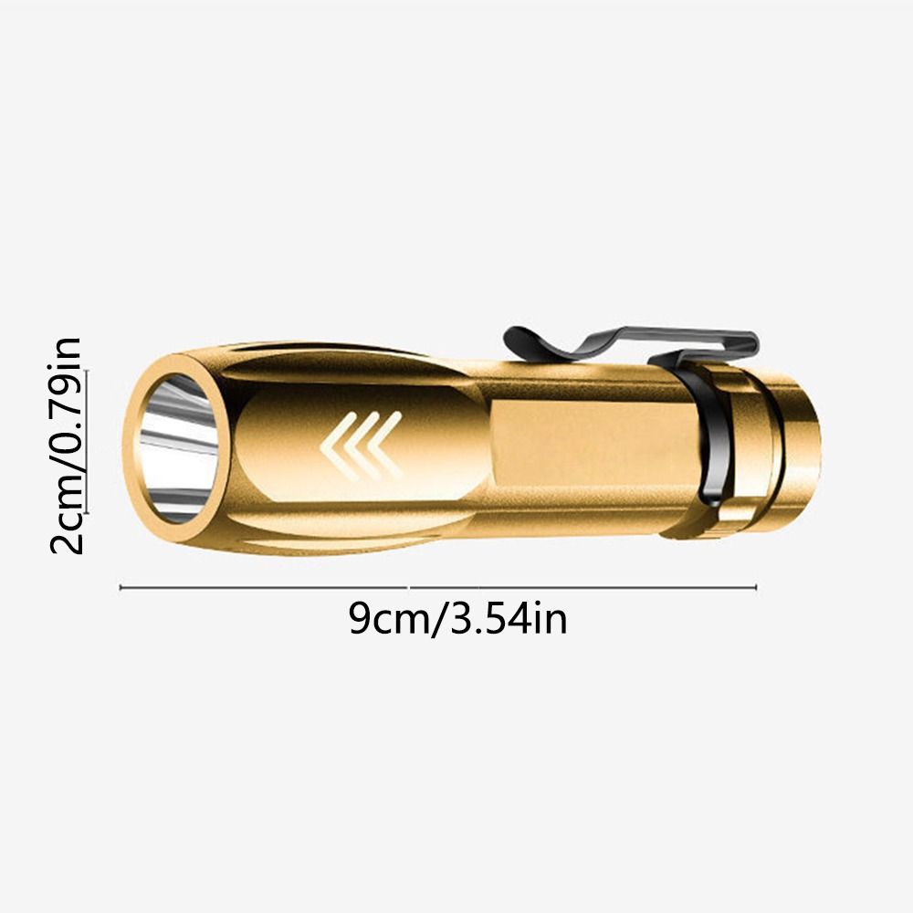 Водонепроницаемый Мини-светодиодный фонарик USB-перезаряжаемый Портативный Аварийный фонарь Ручной Длительная работа Дальний свет Фонарь для дома Работы
