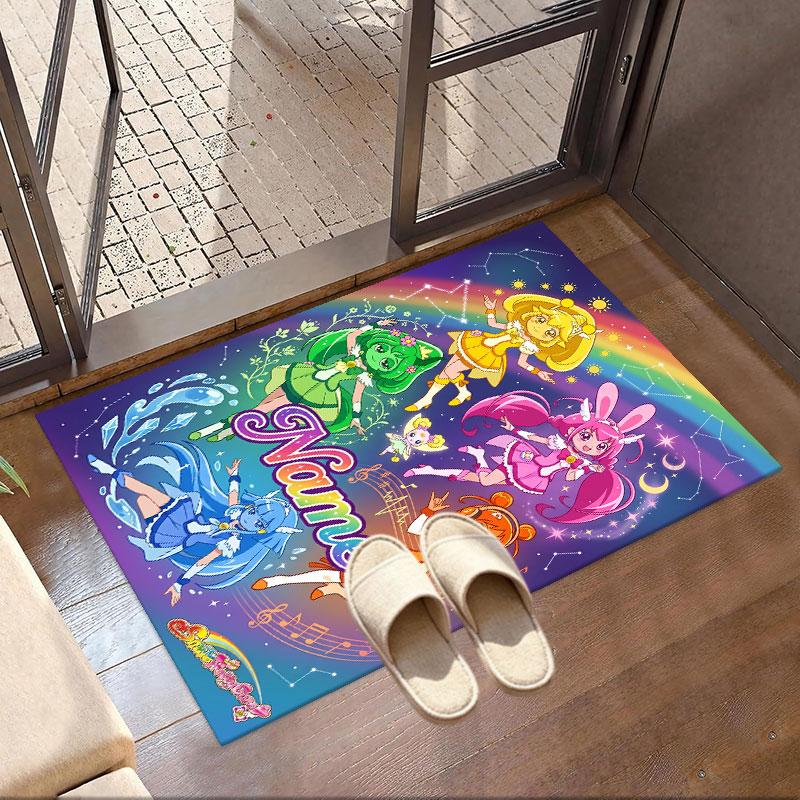 Custom Name Personalized Game Sprunki Print Carpet, Versatile Home Decor Rug, for Playroom, Apartment, Balcony, Entryway, Hallway Gift
