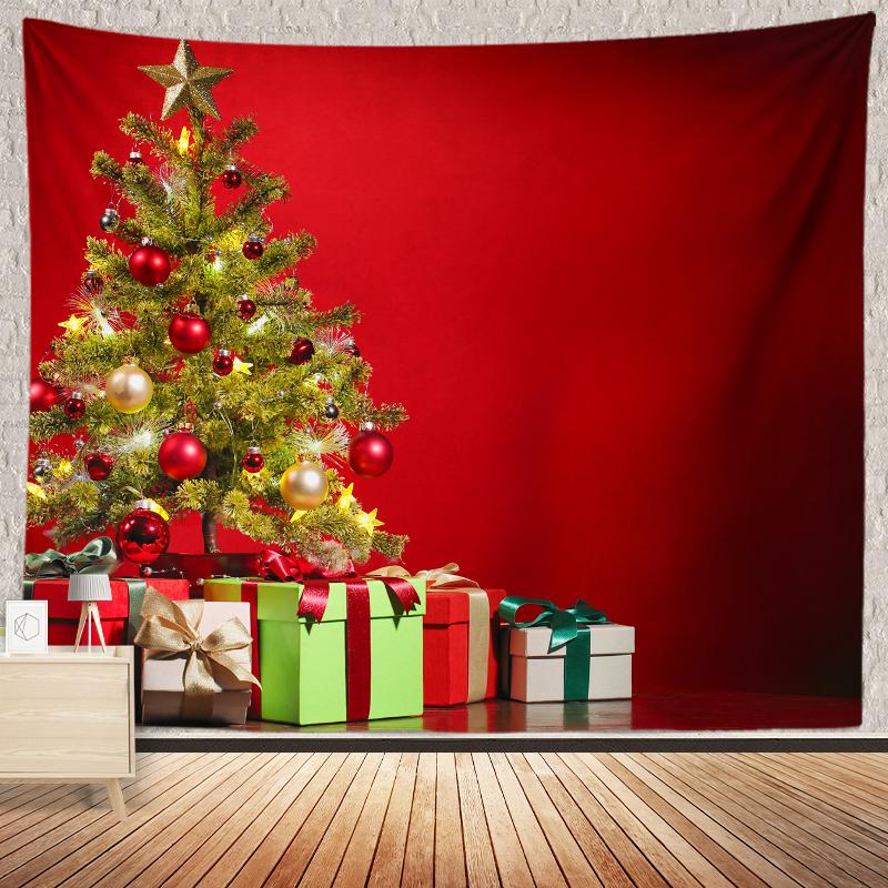 Украшение рождественской елки, гобелен с принтом, украшение для дома, гостиной, спальни, стены, тканевый гобелен 230x180 см