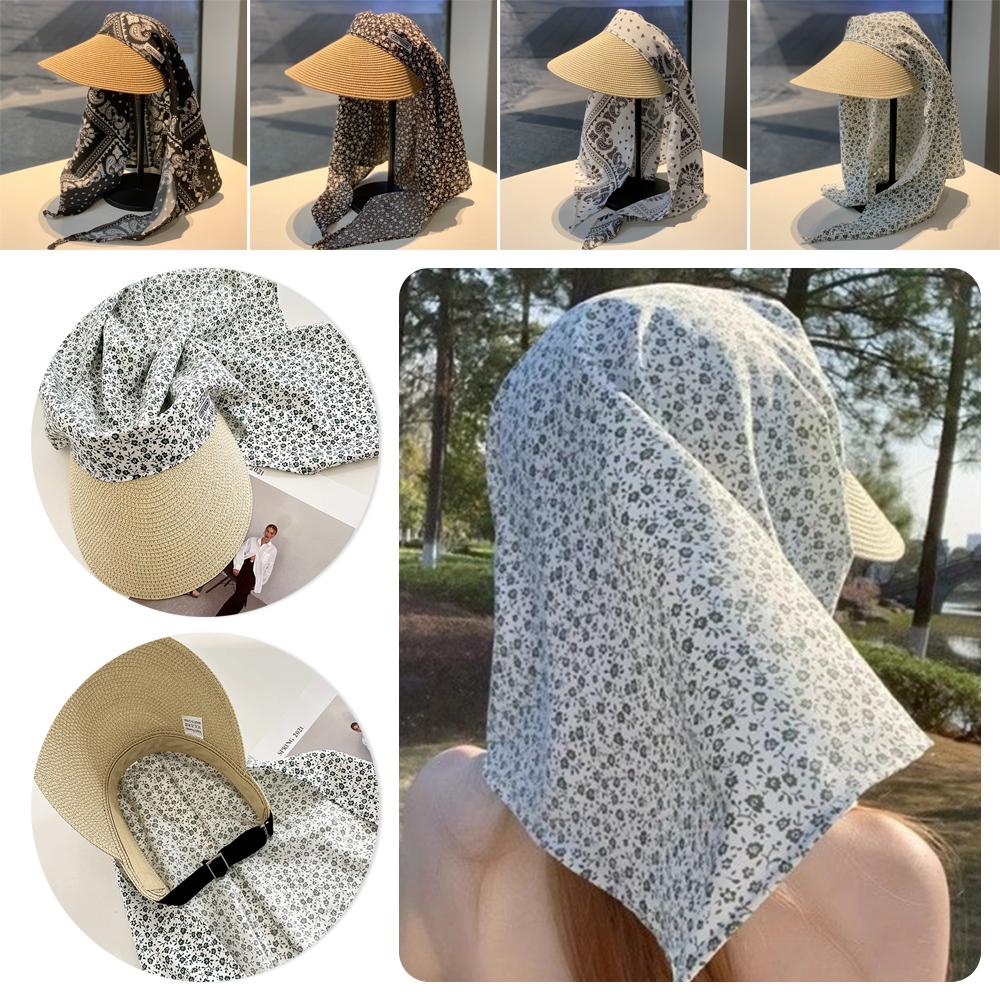 Fashion French Retro Headscarf Hat Sweet Loli Quick Drying Sun Hat Lace-Up Foldable Peaked Cap For Women Spring And Summer