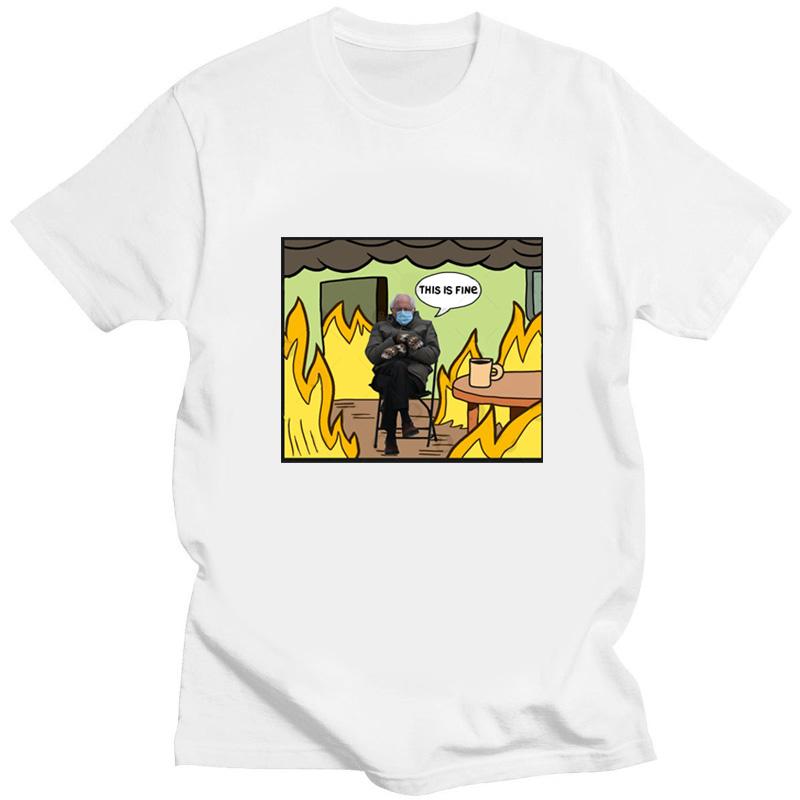 Kawaii футболка «Это прекрасно, все будет хорошо» Meme креативная футболка подарок для друзей Harajuku футболка унисекс одежда унисекс