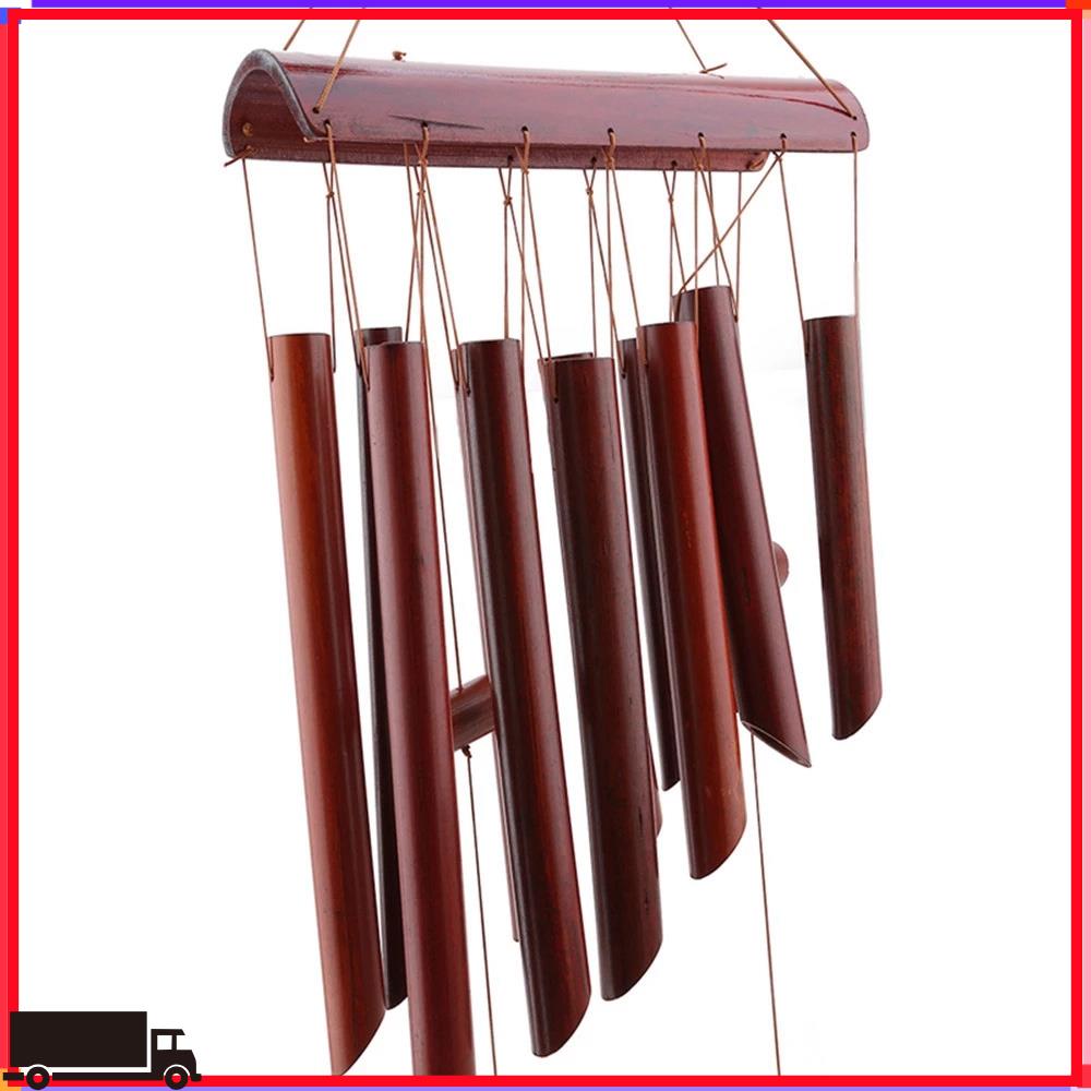 Premium Wooden Wind Bells Creative Living Room Large Bamboo Wind Chimes Ornaments Girls Bedroom Pendant Craft Gift Home Decor