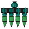 Plastic Hose Splitter Green Water Spigot Splitter Durable Hose Tap Splitter  Lawn Irrigation