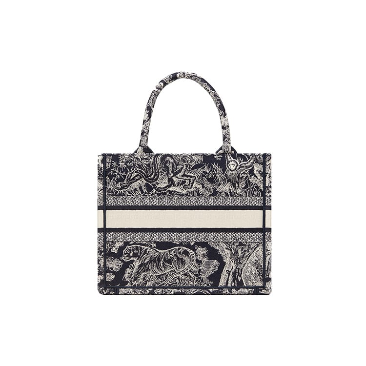 DIOR Small DIOR Book Tote Bag Toile De Jouy Reverse Embroidery M1265ZRGO-M928