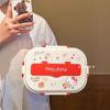 Sanrio Hello Kitty столовые приборы из нержавеющей стали 304 термоизоляционный ланч-бокс студенческий ланч-бокс для офисного работника секционный бенто-бокс