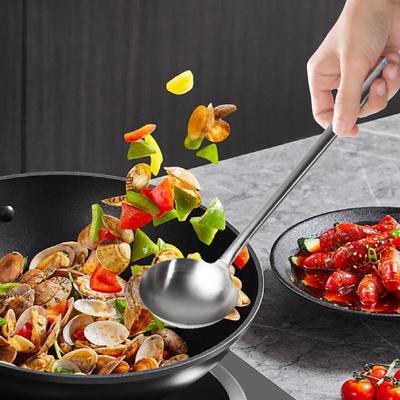 Прочный половник из нержавеющей стали для приготовления и подачи супов