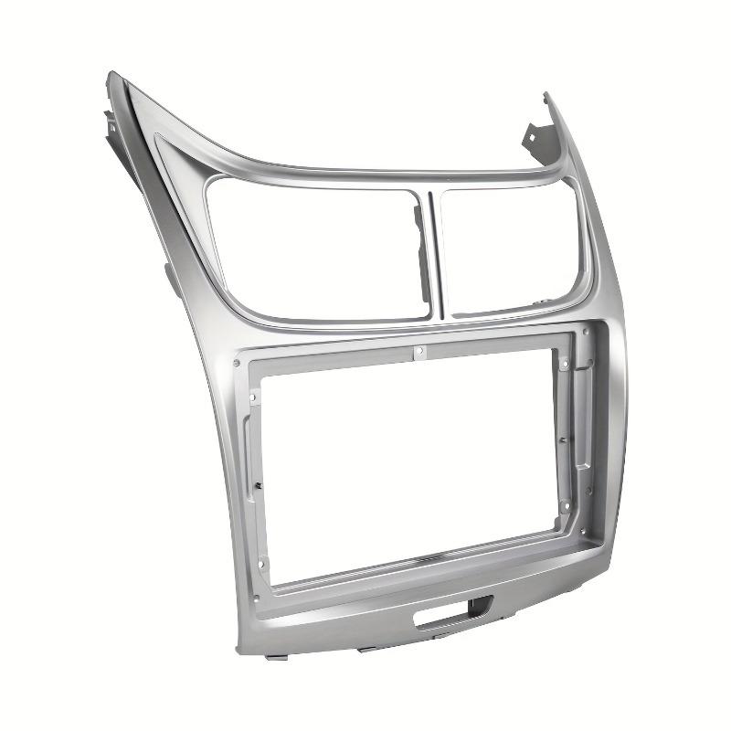 Для Chevrolet Sail 2009-2013 Серебристый/Черный 9-дюймовая Декоративная Панель Рамки Магнитолы Автомобиля Установочная Панель Автоаксессуары для Интерьера