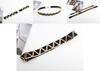 Fashion Metal Triangle Splicing Design Women Slim Waist Belt For Long Dress And Special Occasions