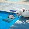 Рампа для спасения животных из бассейна, ткань Оксфорд, складная, спасатель лягушек, птиц, синяя сетка, спасатель животных, рампа для выхода животных из прудов, бассейна