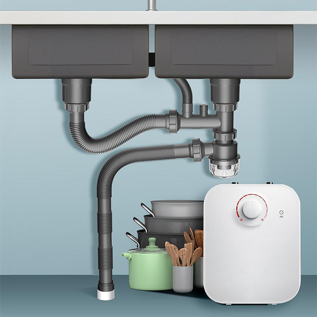Сифон P-образный Замены Модернизации Видимый Съемный Легкий в Использовании Сливные Клапаны для Кухни Ванной Комнаты Измельчителя Пищевых Отходов