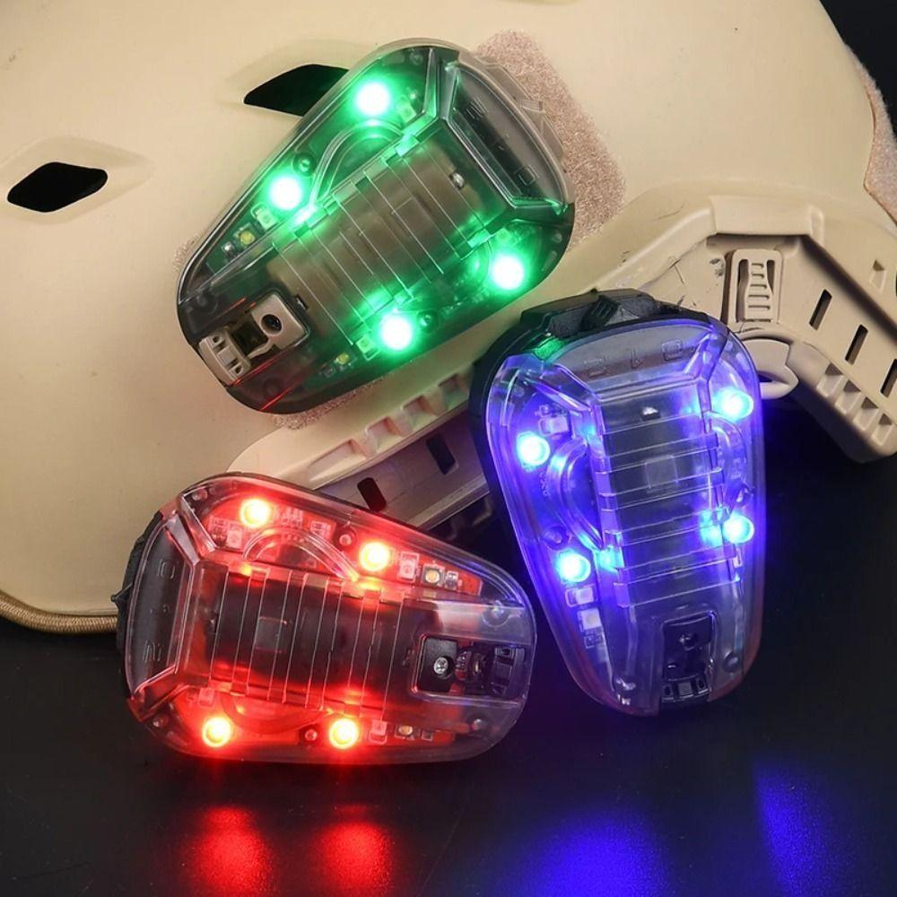 Survival Helmet Flashing Light Multi-Color Helmet IR Lamp Safety Sports Helmet Light Hiking