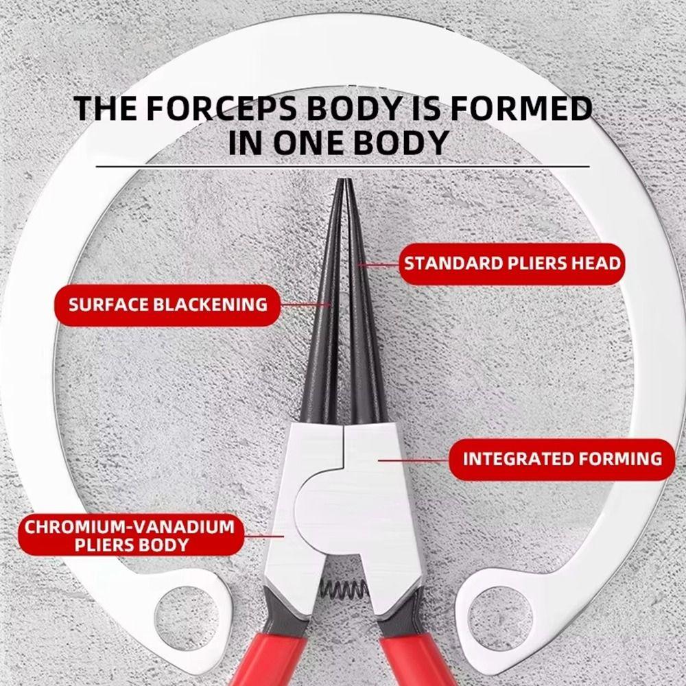 1 шт. Экономящие силы клещи для стопорных колец  для снятия установки съемника стопорных колец валов