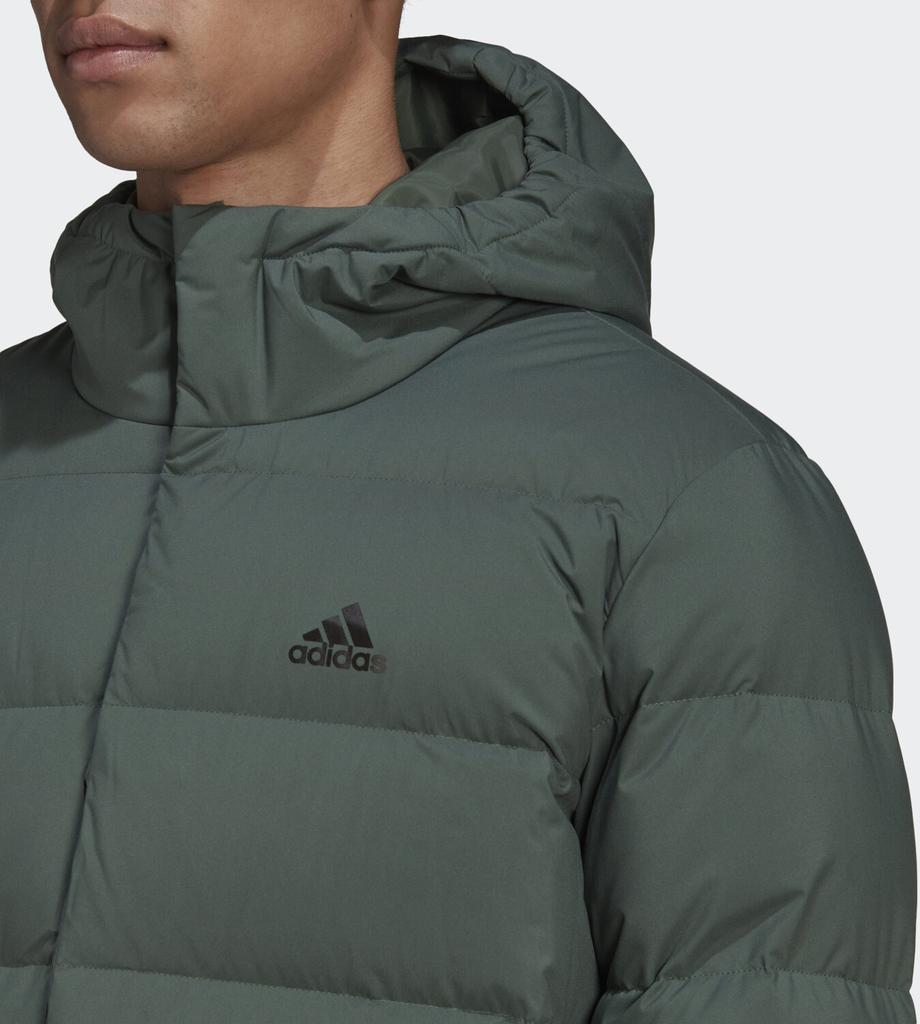 Куртка Adidas Helionic Hooded Daunenjacke green oxide (HG8749)