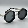 Anti UV Protection Adjustable Dimming Glasses Round Frame ND Filter Sunglasses  Driving