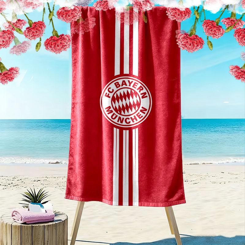 Bayern Print Beach Towel, Large Soft Quick Dry Towel for Beach Camping Swimming