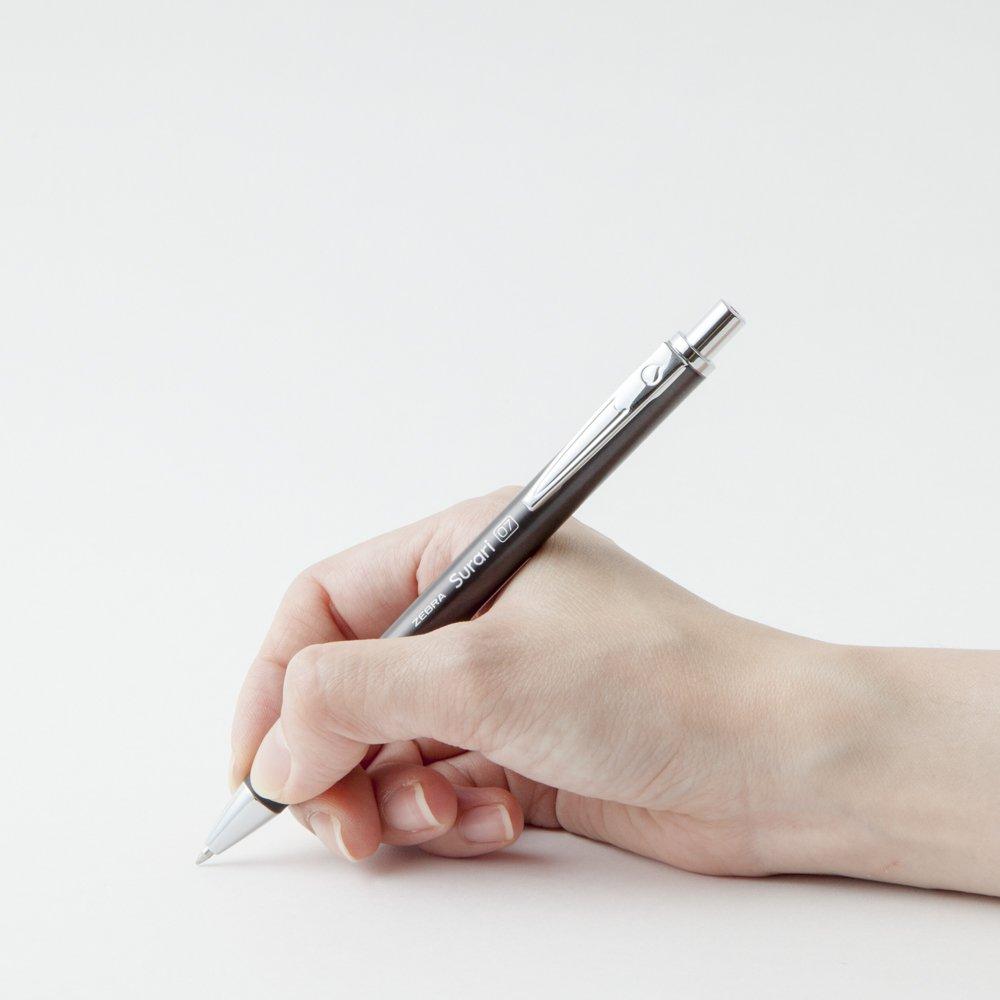 Шариковая ручка Zebra Slurry 300 Темно-серый 10 на масляной основе 0,7 B-BA38-DGR