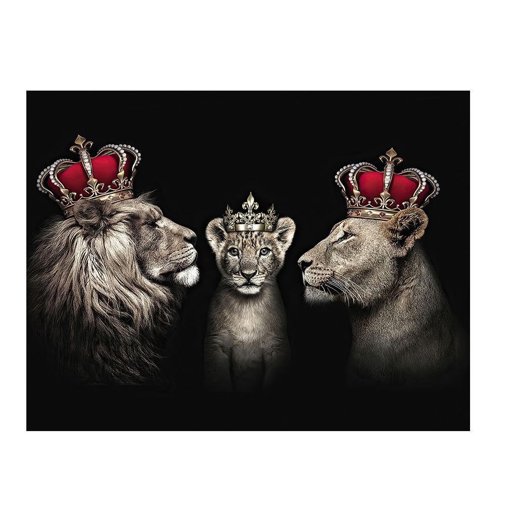 Африканский лев в темноте, настенные постеры и принты, животные, холст, картины, натюрморт, декор для дома