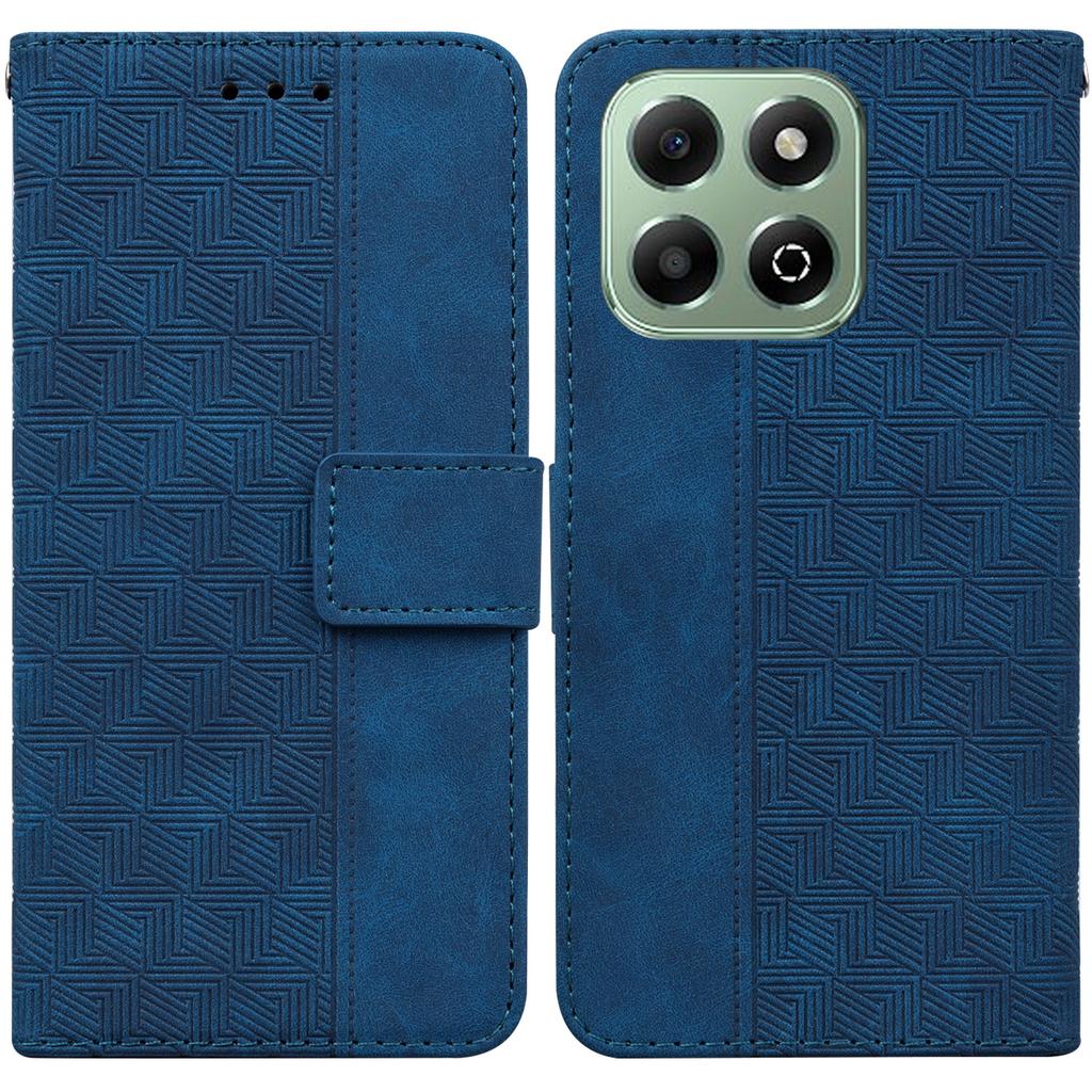 Для Honor X6b 4G Чехол Геометрический узор Кожаный кошелек Чехол для телефона