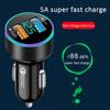 Автомобильное зарядное устройство 38 Вт PD+USB QC3.0 для быстрой зарядки телефона 12 В -24 В от прикуривателя со светодиодным дисплеем вольтметра