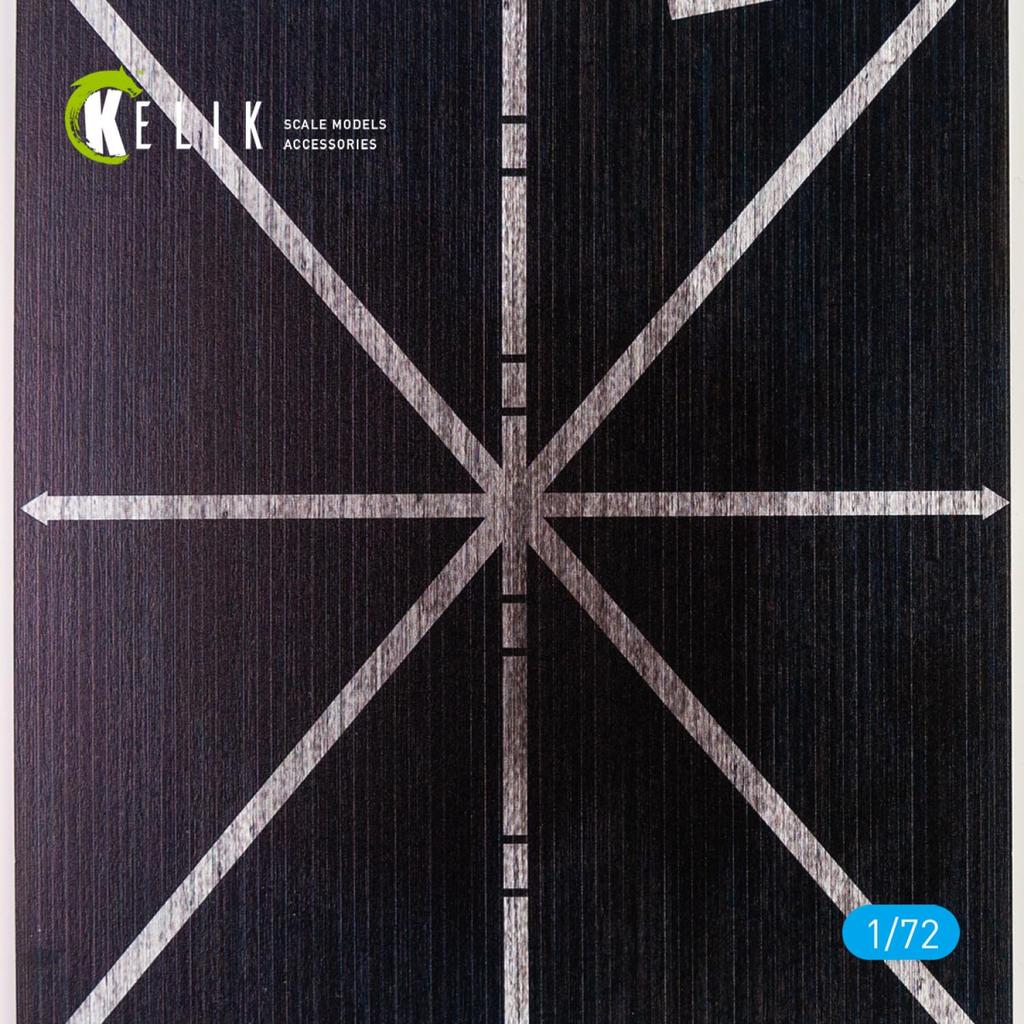 Reskit USS Antietam Flight Deck 1953 Type 2 x Display Base RSKKS72072 1/72 CV-36 (180 214mm)