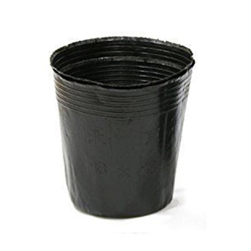 100pcs/set Household Garden Black Plastic Plant Nutrition Pots Practical Durable Soft Plant Nutrition Pots