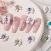 2Pcs Nail Art Charms Exquisite Multi-use Jewelry Stylish Bow Manicure for Home Use