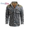 Cozy Up Men Harajuku Color Block Plaid Shirt Mens Streetwear Thick Shirts Long Sleeve Vintage Korean Fashions Brand Men Clothes