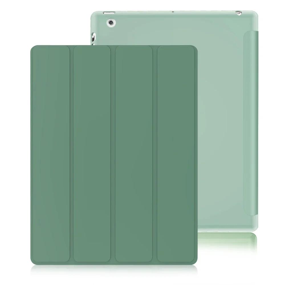 Чехол для iPad 2 3 4 Кожаная книжка-чехол для iPad 2 Чехол A1396 Умная подставка-держатель Funda для iPad 4 Чехол A1458 A1460