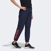 Adidas Тренировочные повседневные зауженные спортивные брюки женские, темно-синие, GT6482