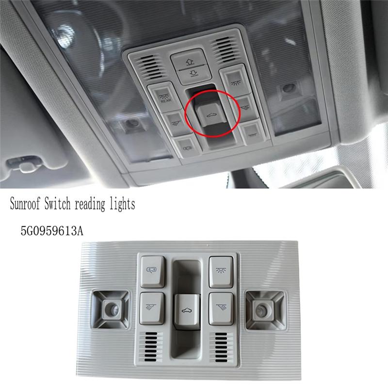 Переключатель люка Лампа для чтения Лампа в потолочной консоли 5G0959613A Для VW Golf 7 MK7 Passat B8 Polo Jetta Tiguan MK2 Touran