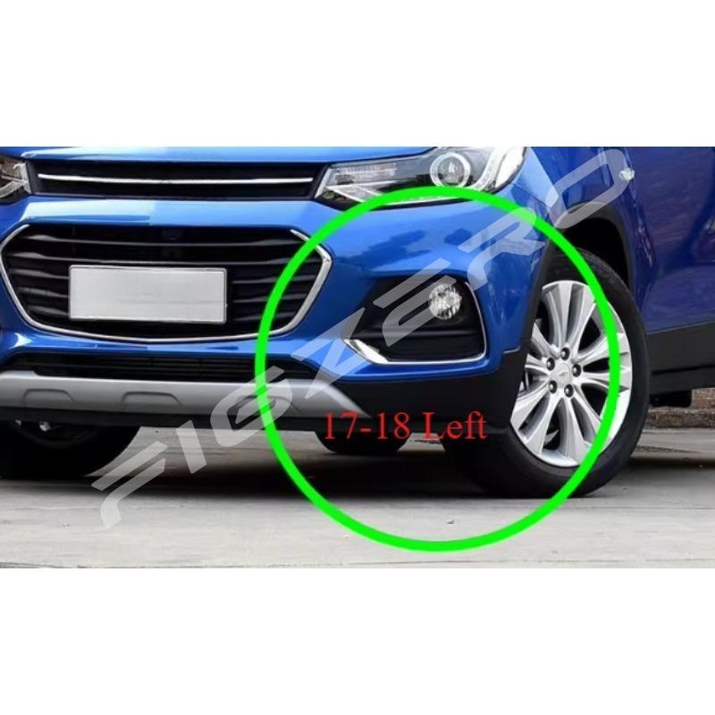 Front Bumper Fog Lamp Frame Cover Hole Daytime Running Light Decoration Cap for Chevrolet Trax 2014-2018 95095471 Left Right