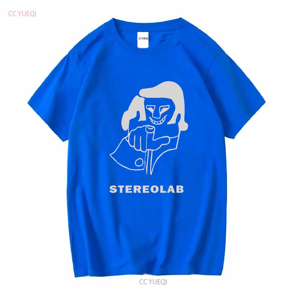 New Stereolab T shirt short sleeve full size SP8454 long or sleeves vintage Washed Top For Everyday Wear graphic Stylish