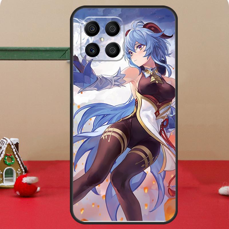 Чехол Genshin Impact Гань Юй для Honor Magic 6 7 8 Pro Honor 400 200 70 90 Lite X8c X8b X9a X9b X9c X9d Win RT