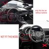 Red Carbon Center Console Dashboard Panel Cover Trim for Chevrolet Camaro 2016+