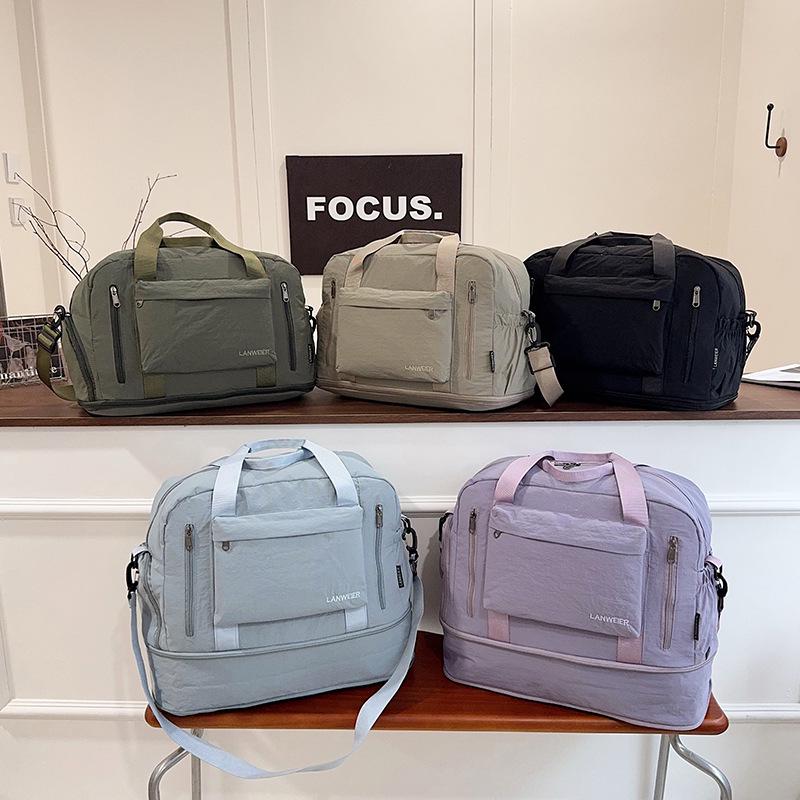 Расширяемая женская легкая сумка для йоги и путешествий – Прочная, повседневная фитнес-сумка для коротких поездок