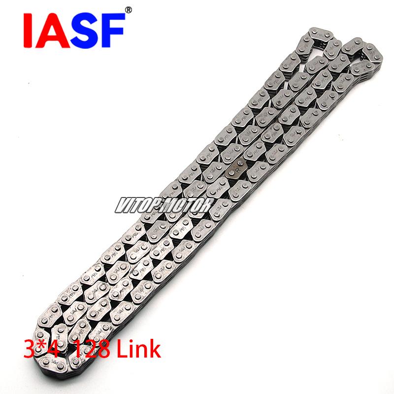 Fits for Kawasaki KLX250 KLX 250 1992-2015 2014 2013 2012 2011 2010 Motorcycle Engine 128 Link Camshaft Timing Chain Sets