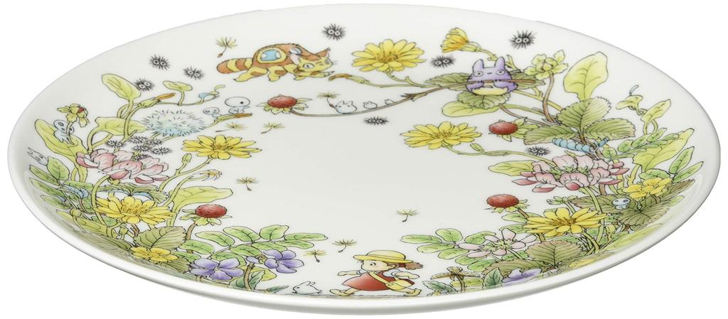 Noritake Plate 23cm My Neighbor Totoro Snake Strawberry Edition Microwave Safe 1 Piece Bone China T50116A/4660-3