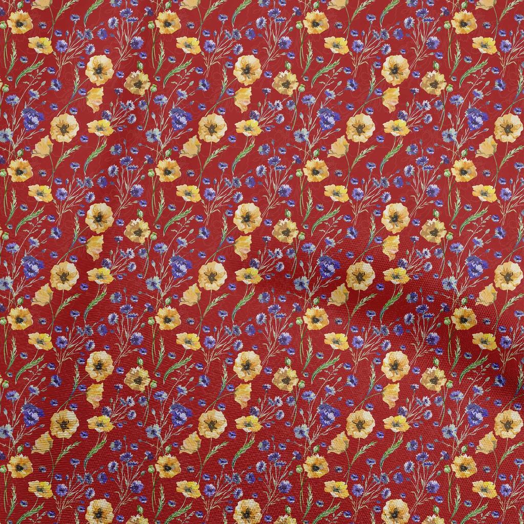 oneOone Хлопчатобумажная гибкая ткань темно-персикового цвета. Материал платья. Ткань. Ткань с принтом. Ткань в ярдах, 40 дюймов.