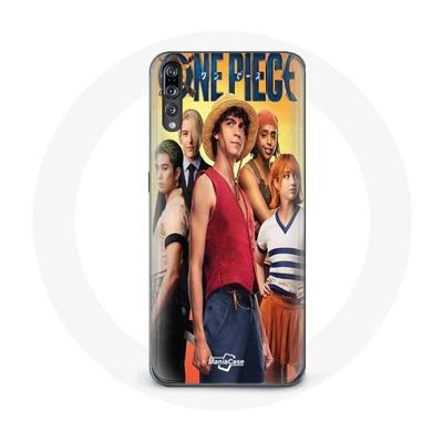 Coque Pour Huawei P20 - One Piece - Luffy - Souple - Anime - Blanc