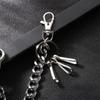 Metal Punk Rock Key Chains Clip Wallet Chain Belt Thick chain  Pant Jean Keychain  Biker Link
