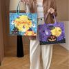 Fabric Trick or Treat Bag Candy Bag Pumpkin Storage Bag Foldable Halloween Felt Handbag  Female