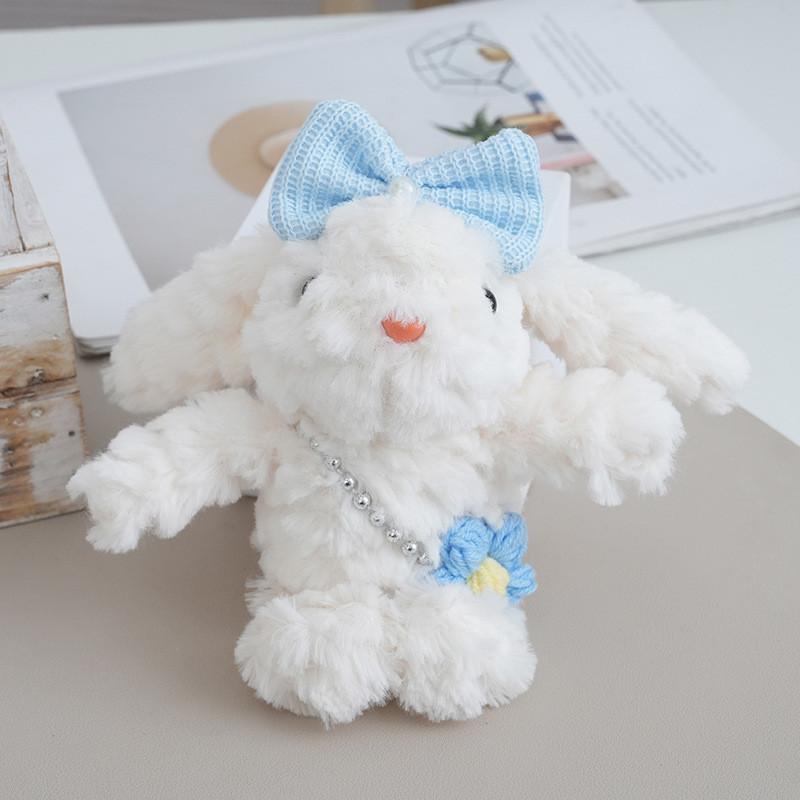 Plushie Rabbit Cute Keychain With Soft Long Fur For Bag Accessories