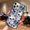 Готический чехол-череп для Apple iPhone 17 Air Pro Max Plus Coque для iPhone 17 Air 14 15 16 13 12 Max Cover