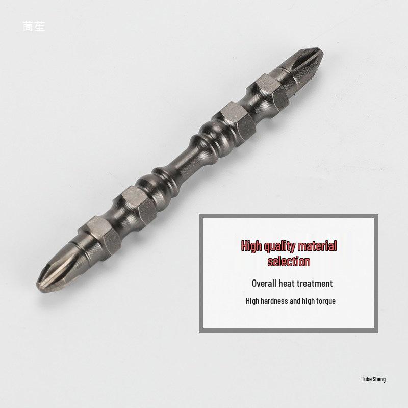 Universal Flexible Shaft Electric Screwdriver with Magnetic Double-Headed Cross Bits