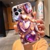 Чехол для телефона Для iphone 17ProMax 17 Pro Air 16 15 14 13 Pro Max 16 15 14 13 Pro 15Plus Любовь Розовое Сердце
